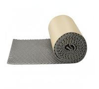 Qectial Soundproof Cotton Panel Acoustic Foam Panel Tile Pad with Polyurethane and for Sound Self Mounting Feature for Audio Production Practice Workspaces Relaxation Areas, Gray, 30mm
