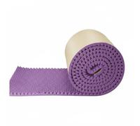 Qectial Soundproof Cotton Panel Acoustic Foam Panel Tile Pad with Polyurethane and for Sound Self Mounting Feature for Audio Production Practice Workspaces Relaxation Areas, Purple, 50mm