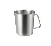 Qectial Stainless Steel Measuring Cup Compact Graduated Measuring Cup with Embossed Markings Modern Kitchen Utensil for Cooking, 700ML