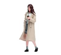 Qectial Street Girl Model Tiny People Model Display Table Centerpiece Scene Layout Diorama Figure Miniature Figurine for DIY Project, 1 to 18 Scale