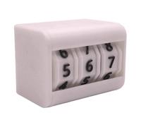 Qectial Tabletop Counter Calendar Exam Goal Setting Timer for Self Discipline, White
