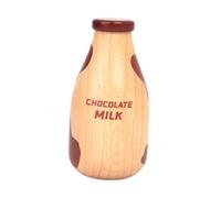 Qectial Wooden Toy Bottle, Kitchen Accessories, Educational, Birthday Gift, Early Learning, Quality Role Play, Chocolate Milk
