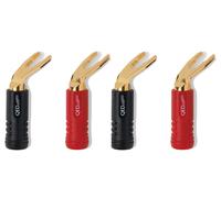 QED Airloc ABS QE1830 Standard Spade Plug Inc Fitting - (Set of 4)