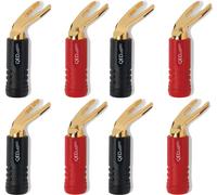 QED Airloc ABS QE1830 Standard Spade Plug Inc Fitting - (Set of 8)