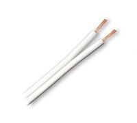 QED Classic 79 Strand Oxygen Free Copper (OFC) Profile Speaker Cable for Hi-Fi and Home Cinema Installations (10 metres, White)