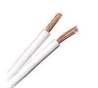 QED Classic 79 Strand Oxygen Free Copper (OFC) Profile Speaker Cable for Hi-Fi and Home Cinema Installations (30 metres, White)