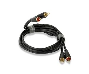 QED Connect 2 Male x Phono to 2 Male x Phono RCA Audio Cable (1.5)
