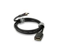 QED Connect USB C(M)-A(F) 0.75m