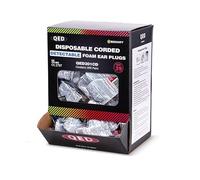 BEESWIFT Ear Plugs QED Corded Detectable - Blue, Wrapped in Pairs, SNR 39 dB EN352 - Pack 100