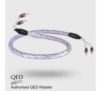 QED GENESIS SILVER SPIRAL Speaker Cable AIRLOC Forte Plugs SINGLE Terminated