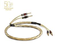 QED GOLDEN Anniversary XT Speaker Cable 2 x 3m AIRLOC Forte Plug Terminated PAIR