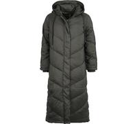 QED London Chevron midi quilted coat Coat black S