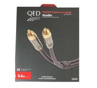 QED Performance AUDIO Graphite Stereo RCA Phono Interconnect Cable 0.6m, 1m, 3m