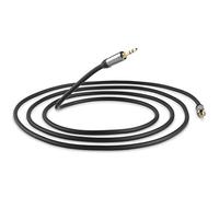QED Performance Audio Cable J2J 3.5mm Jack-to-Jack Graphite 1.5m 24k Gold