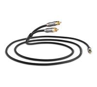 QED Performance Audio J2P Stereo 3.5mm Jack To Phono, 3m