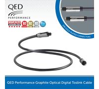 QED Performance Graphite Optical Digital Interconnect Toslink Cable 1.5m