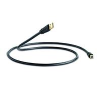 QED Performance Graphite USB A to USB B Cable (5.0, 5.0, Metres) | 24k Gold plated shielded connectors, Ideal for HD Audio DAC applications up to 24 bit 192kHz