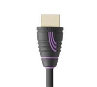 QED Profile eFlex High Speed with Ethernet HDMI Cable Black 1m