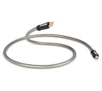 QED QE3242 (New) USB Cable Type A-B 0.6 m Transparent