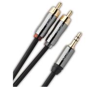QED Performance Graphite 3.5mm Jack To Phono Cable 1.5m
