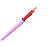 QED QX16/2 LSZH 2 Core Speaker Cable Per Metre, Pink