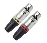QED Reference XLR 40 Female Plugs Red and White