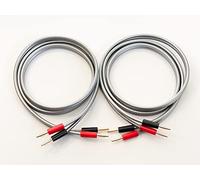 QED Reference XT40i Speaker Cable 4.5 Metre Pair, Two Cables Terminated With Gold Plated 4mm Banana Plugs On All Ends 8 Plugs In Total