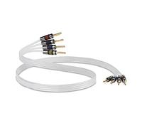 QED Silver Anniversary XT Bi-Wire Speaker Cable Terminated by Digitalis Audio with QED Airloc Forte Banana Plugs (5 m, Bi-Wire Airloc)