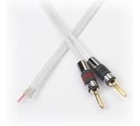 QED Silver Anniversary XT Speaker Cable -3m Metal Airlocs Both Ends.