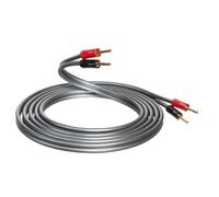 5m Pair of QED XT40i Reference Speaker Cable with X-Tube Technology Terminated with Airloc Banana Plugs (5m Terminated Pair)