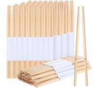 Qeeenar 36 Pairs Drumsticks Maple Round Wood Tip Drum Sticks Classic Drumsticks for Adults Musical Instrument Percussion Accessories for Kids (7A)
