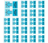 Qeeenar Sign Here Tabs Sign Here Stickers Sign Here Flags Initial Here Notarize Stickers for Office School Notebook Annotating Books Notary Books, 1 Inch (Blue,800 Pcs/ 16 Pack)