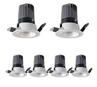 QEEFXLQI 6 Pack 7W, 10W, 12W, LED Can Light Aluminum LED Recessed Downlight, Recessed Deep Cup LED Recessed Lights Anti-Glare LED