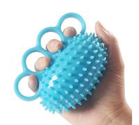 QeeHeng Finger Grip Ball, Hand Grip Exerciser Strengthener, Finger Exerciser Ball, Squeeze Strength, Stress Balls, for Therapy Massage Cramps and Recovery