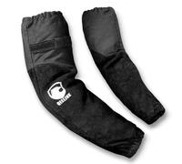 QeeLink Leather Welding Work Sleeves for Men & Women - Heat & Flame Resistant Arm Protection with Kevlar Stitching and Cotton Lining