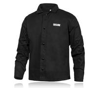 QeeLink Welding Jacket - Premium Flame Resistant (FR) Cotton Welding Clothes - Light Weight Welder Coat for Men & Women