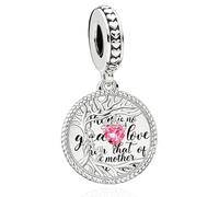 QeenseKc Tree of Life Dangle Charm Mother's Love Pendant Bead Compatible with Pandora Bracelets & Necklaces Women