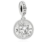QeenseKc Tree of Life Dangle Charm Mother's Love Pendant Bead Compatible with Pandora Bracelets & Necklaces Women