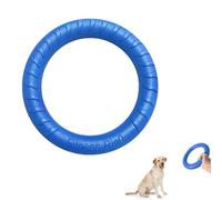 QEEROYO Dog Fitness Ring, Dog Toy Ring, Dog Bite Ring, Interactive Training Ring for Small, Medium, Large Dogs, Blue