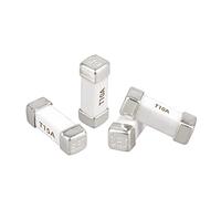 QEFHSVVZE Gold Silver 1032 Fuse 250V AC SMD One-Time Fuse 0.5A 500mA 1A 2A 3A 4A 5A 6.3A 8A 10A 12A 15A 630MA Ceramic Surface Mount Fuse(1.6a,1032-10 PCS)