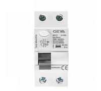 QEFHSVVZE GYL9 AC Type RCCB Residual Current Circuit Breaker AC ELCB 2 Pole 25A 40A 63A 80A 100A RCD 6KA(300mA,2P 40A)