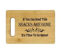 Qeheb Funny Bamboo Cutting Board, If You Can Read This the Snacks Are Gone Charcuterie Board, Funny Charcuterie Board, New Home Decor Cutting Boards for Kitchen Housewarming Gifts Ideas for Women Men