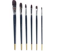 QELEG 6pcs Fondant Cake Icing Decor Painting Brushes, Fondant Sugarcraft DIY Brush Set