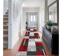 Qemgrste Carpet Runners Non Slip Hallway Runner Rug Kitchen Runner Rug Carpet Runners for Hallways Machine Washable Low Pile Runner Rugs Narrow Rugs Area Rug Runner Rug for Hallway 40 x 80 cm