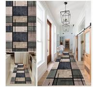 Qemgrste Hallway Runner Rug Non-Slip Backing Kitchen Rugs Washable Heavy Duty Runner Rug for Entryway Floor Carpet Runner Hallway Hall Runner Narrow Rugs for Living Room Hallways Bedroom 70 x 100 cm