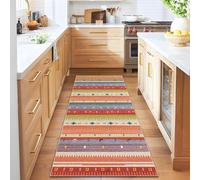 Qemgrste Runner Rug for Entryway Non Slip Doormat Runner Non Shedding Kitchen Rug Machine Washable Floor Extra Long Carpet Mat Hall Runners for Entryway Bedroom Hallway Laundry Room 80 x 180 cm