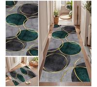 Qemgrste Runner Rug for Hallway Long Hall Carpet Runners Hall Runners Non Slip Washable Hall Runner Absorbent Door Runner Mats Kitchen Carpet Runner Rug for Entryway for Hallway Laundry 40 x 200 cm