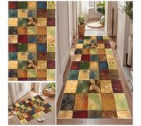 Qemgrste Runner Rug for Hallway Long Hall Carpet Runners Hall Runners Non Slip Washable Hall Runner Absorbent Door Runner Mats Kitchen Carpet Runner Rug for Entryway for Hallway Laundry 120 x 350 cm