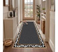 Qemgrste Runner Rugs for Hallway Non Slip Extra Long Kitchen mats Washable Carpet Runners Kitchen Runner Absorbent Area Rugs Washable Entrance Carpet for Living Room Entryway Laundry 80 x 250 cm