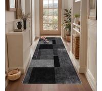 Qemgrste Vintage Runner Rugs for Hallway Non-Slip Hallway Runner Mat 40 x 120 cm Extra Long Washable Entryway Rug Low Pile Carpet Runner for Hallway Entryway Kitchen Laundry Room